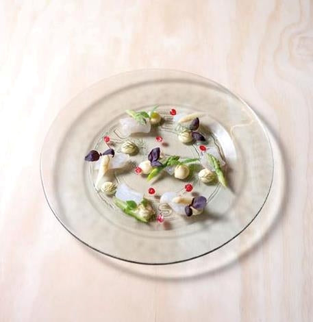 Dækketallerken Spansk glas 320 mm Begrænset antal udgående vare