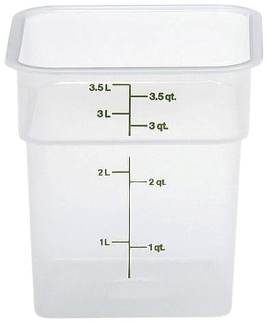 Opbevaringsboks u/låg 3 8 ltr Cambro Restlager