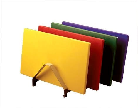 Skæreplanke B500 x D300 x H20 mm blå polyethylen BLÅ m/fødder