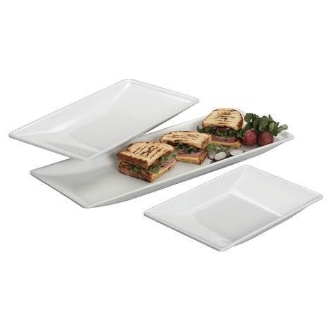 Fad hvid B460 x D203 x H37 5 mm Melamin