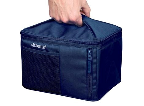 Køletaske blå 4 ltr B271 x D184 x H60 mm Sistema ToGo