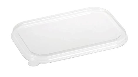 Låg til engangsbakke rektangulær B229 x D153 mm klar