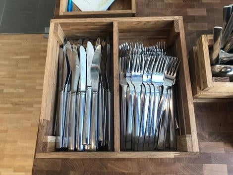 Bestikkasse egetræ B300 x D300 x H100 mm Woodstock