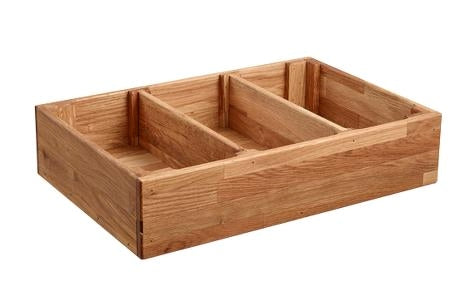 Bestikkasse egetræ B300 x D450 x H100 mm Woodstock