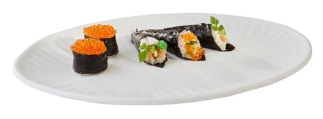 Serveringsfad hvid B330 x D250 x H25 mm