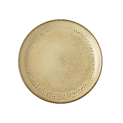 Tallerken stentøj oliven 240 mm Rustik