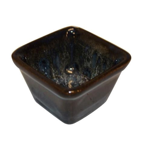 Skål stentøj påfugl B62 x D62 x H40 mm Rustik