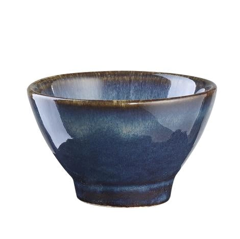 Skål stentøj drops 75 mm Rustik