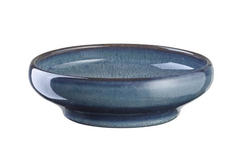 Skål på fod stentøj drops 165 mm Rustik