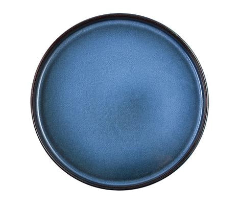 Tallerken lav kant stentøj ocean 250 mm Rustik