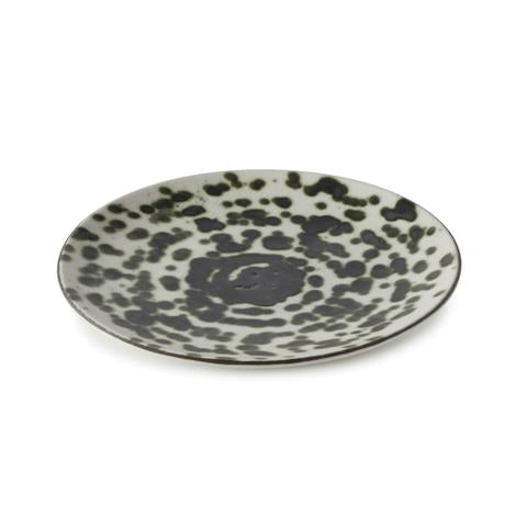 Tallerken coupe plettet grøn 160 mm Equinoxe Revol