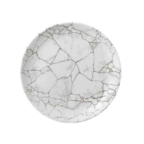 Tallerken coupe lys grå 288 mm Kintsugi Churchill