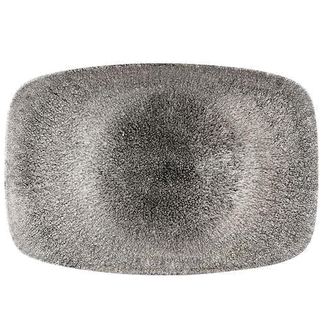 Tallerken sort B355 x D245 mm Raku Churchill