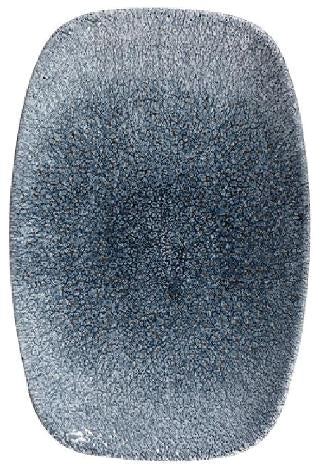 Serveringsfad blå B237 x D157 mm Raku Churchill