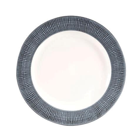 Tallerken m/blå fane 276 mm Bamboo Churchill