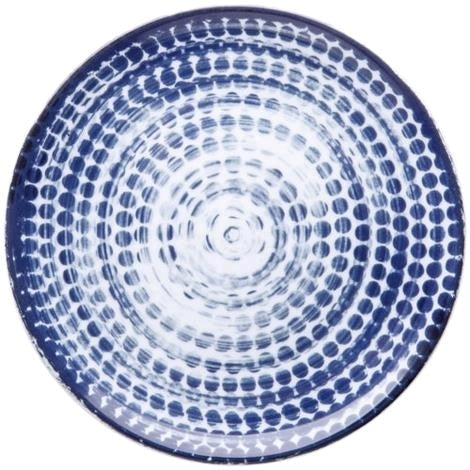 Tallerken coupe flad blå 160 mm Points