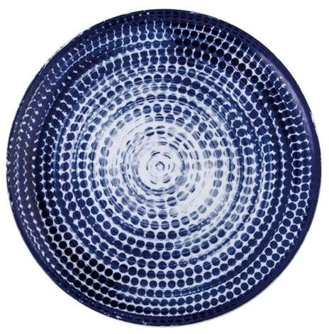 Tallerken coupe flad blå 270 mm Points