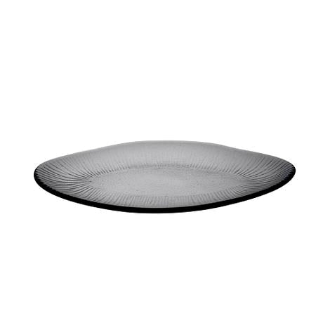 Tallerken coupe oval grå B290 x D162 mm Bamboo glas Churchill