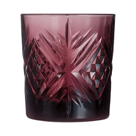 Whiskyglas lilla 30 cl Broadway Colors