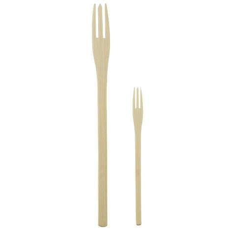 Tapas gaffel træ L140 mm