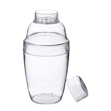 Shaker plastik klar 20 cl Begrænset antal  udgående vare