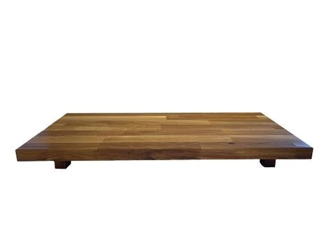 Serveringsplanke træ med fod Mål: L600 x B280 x H60 mm