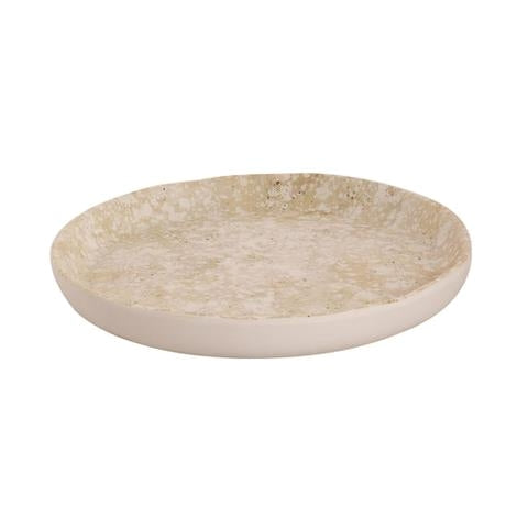 Tallerken lys marmor diam 150 mm Melamin