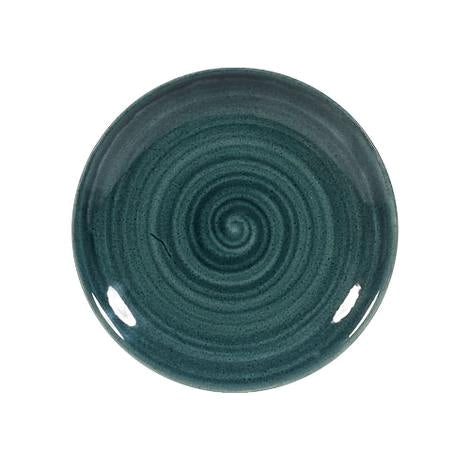 Tallerken coupe teal 165 mm Stonecast Churchill