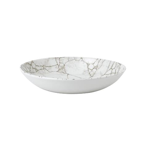 Tallerken coupe dyb lys grå 248 mm Kintsugi Churchill