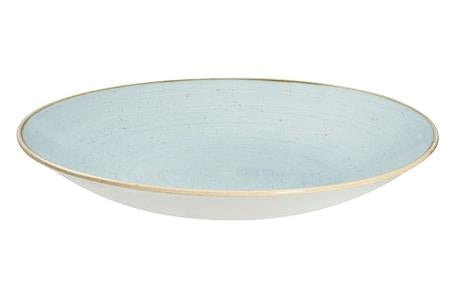 Tallerken coupe dyb lyseblå 281 mm Stonecast Churchill