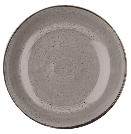 Tallerken coupe dyb grå 310 mm Stonecast Churchill